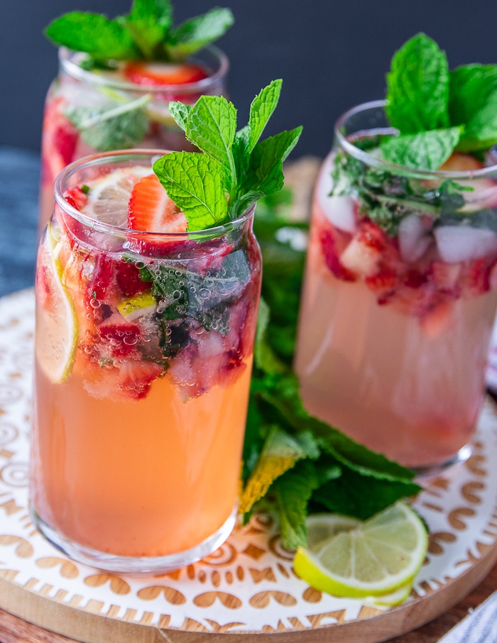 Sweet & Tangy Strawberry Mojito for Warm Weather Gatherings